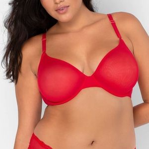 Sheer Mesh Demi Underwire Bra | Crantastic